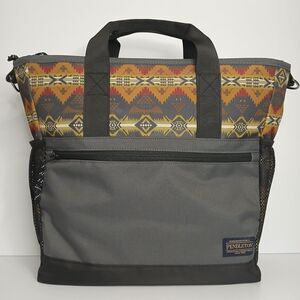 New Pendleton Nehalem Grey Rancho Arroyo Carryall Zip Tote Bag Purse $119